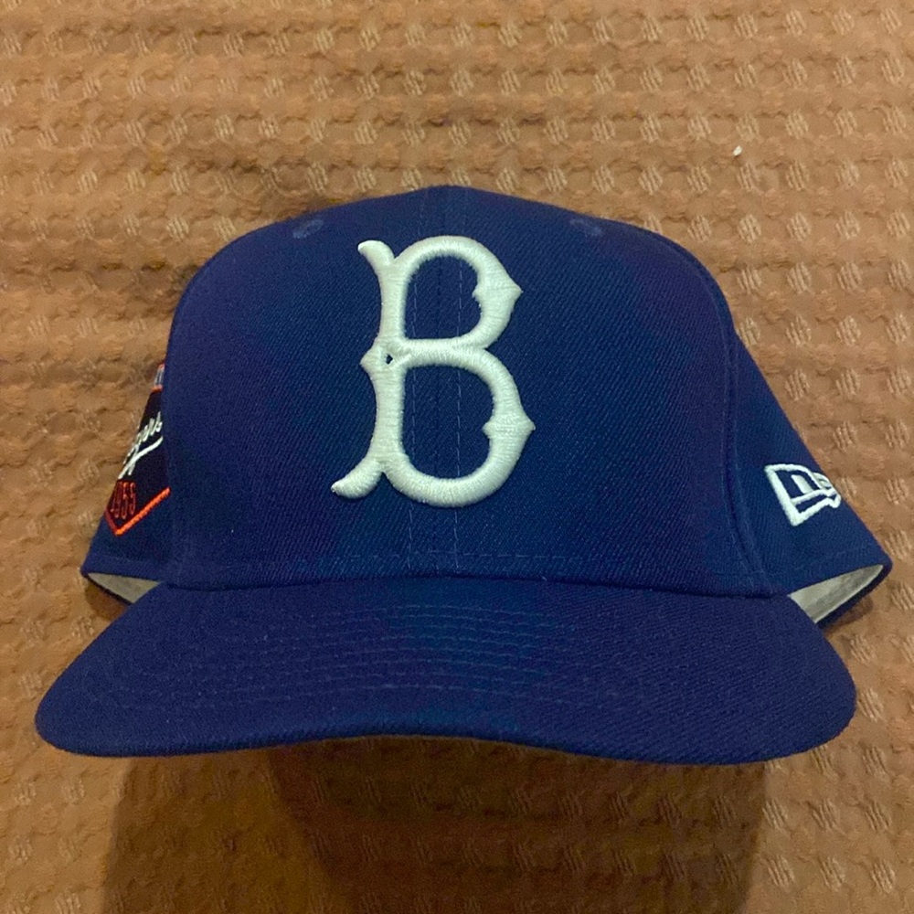 New Era Throwback Cooperstown Collection Brooklyn Dodgers Hat 7 1/8